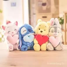 Boneca de Pelúcia Kawaii Pompom Brinquedo de Gato Branco Marie, Companheiro de Dormir para Bebê, Decoração de Sofá para