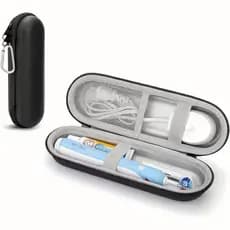Estojo de Viagem para Escova de Dentes Elétrica, Estojo Protetor Rígido em EVA Compatível com Oral-B io 7/8/9 e Philips