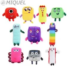 MIQUEL Numberblocks Brinquedo De Pelúcia Mate Para Dormir Presente Crianças Apaziguar Boneca De Acompanhar Decoração De