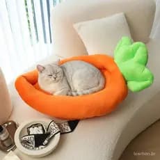TKEY 1-20KG Banana/Cenoura Cama Para Animais De Estimação Recarregável Cão Gato Esteira Casa Lavável Aconchegante Ninho