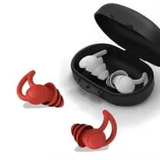 KEYB Par Auricular Silicone Flexível Com Redução Ruídos / Dormir / Som / Isolamento 2 / 3 Camadas
