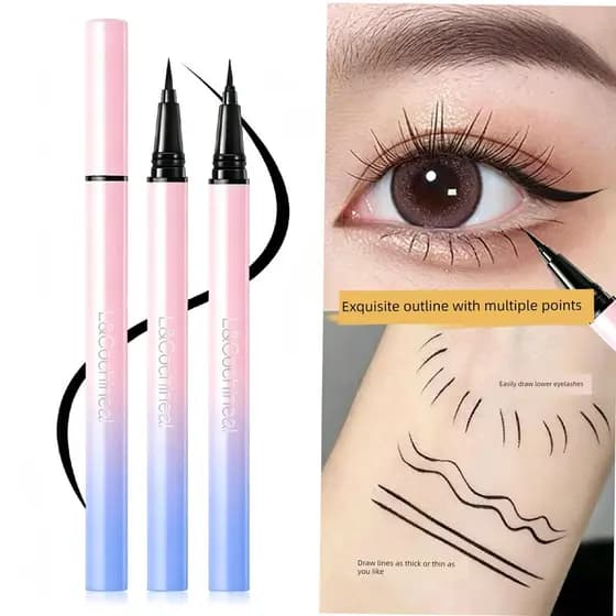 Longa duração 24h Delineador de olhos Delineador caneta L & Cochineal Delineador de longa duração, à prova d'água, à pro