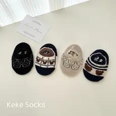 Meia infantil com sola silicone Meia bebê antiderrapante Grip socks bebê Meias de bebê primavera outono verão puro algod