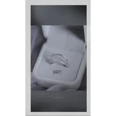 anel prata 925 feminino anel prata 925 argola prata 925 925 prata esterlina pedra padrão ins estilo casal anel simples c