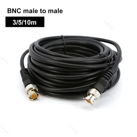 3M 5m 10m BNC Macho Para RG58 Q9 Adaptador De Cabo Longo Estender Câmera CCTV Conector De Transmissão De Fio Acessórios