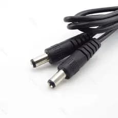 1m DC Macho Para Fêmea 20awg 22awg Cabo De Extensão Fio Conector De Fonte De Alimentação Câmeras Luz De Tira 5.5x2.1mm B