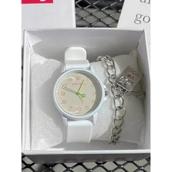 Relógio Importado Feminino Relógio Feminino Dourado/Rosé Feminino Quartz Macaron relógio ins estilo de al