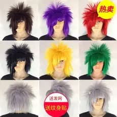 Cabelo afro cacheado sintético Pontas onduladas trança curl Peruca cacheada afro Kill mate peruca 2023 novo estilo das m