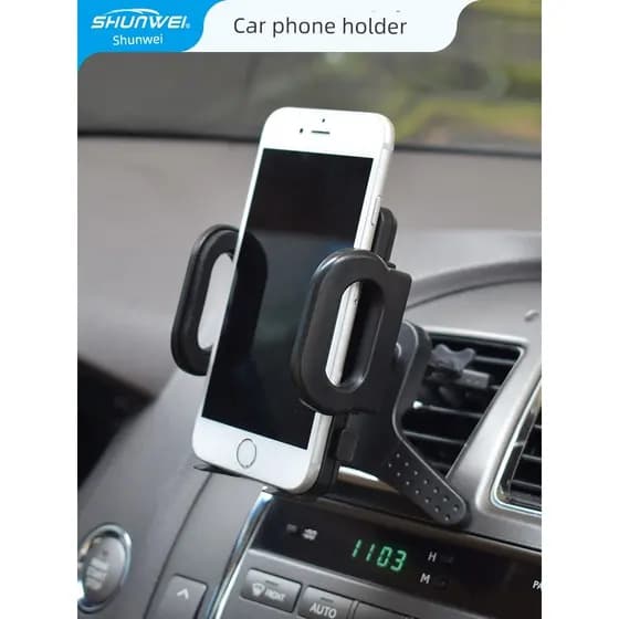 Suporte celular saída de ar carro Suporte para celular no carro Suporte magnético veicular ímã forte Shunwei suporte de