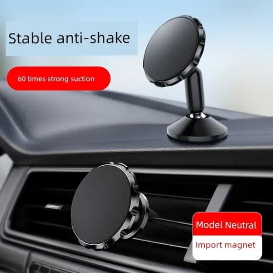 Suporte para celular no carro Suporte celular saída de ar carro Suporte de celular para carro Sucção magnética de navega