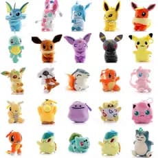 70 Estilos Anime Pokemon Figura Pikachu Snorlax Charizard Psyduck Eevee Togepi Gengar Pingente Brinquedos De Pelúcia Bon
