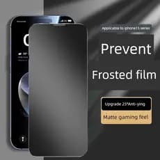 Pelicula cobertura total Película vidro temperado Pelicula celular vidro [Filme anti-espionagem fosco] Adequado para App