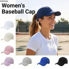 Bonés De Beisebol Femininos INSTOREAY , Boné De Malha Respirável De Secagem Rápida Corrida Meio Oco De Cor Sólida