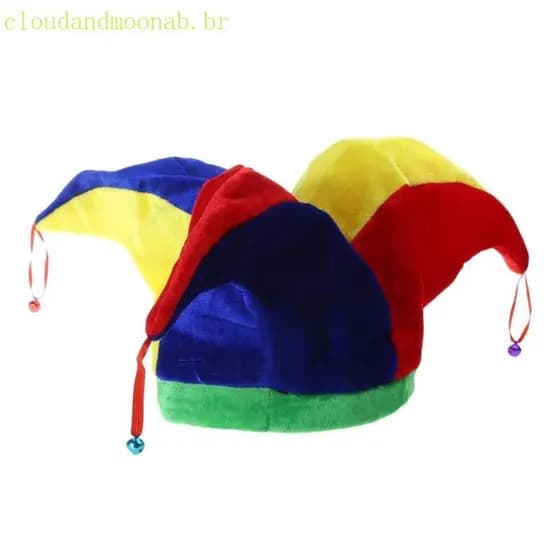 Chapéu Clássico de Luxo CLO em Cores do Arco-Íris, Acessórios para Fantasias de Carnaval e Cosplay
