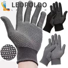 LEOPOLDO 5 Pares De Luvas De Trabalho , De Segurança Respiráveis Proteção Do De Nylon Antiincrustantes