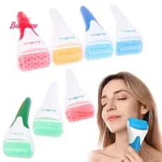 Massageador Facial com Rolo de Gelo Frio, Ferramenta de Lifting Facial, Massagem Anti-Rugas, Alívio da Dor