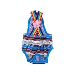 Fralda Feminina Para Cachorro , Fofa , Confortável , Lavável , Bolinhas , Listrada , Sanitária , Calças Fisiológicas Ani