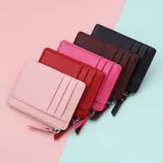 Nova Carteira De Couro Feminina De Chegada Mini Com Bolsa De Bolso De Moedas Pequena De Dinheiro Para Homens Porta-Cartõ