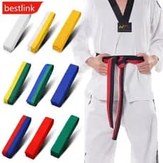 BESTLINK 1Pc Artes Marciais Karate Judo Taekwondo Cintos Profissionais Jiu jitsu Fitas Padrão Cintura Protetora M8U3