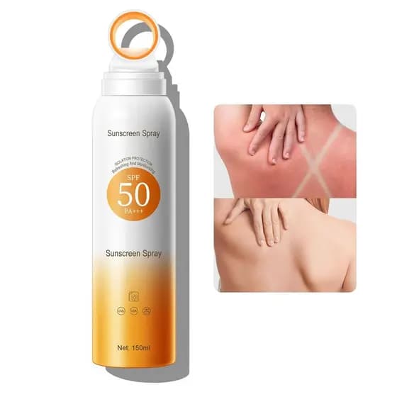 Protetor Solar Corporal KYDA Reef Safe, FPS 50, com Vitamina E, 360 °   Névoa, Leve, Não Oleosa, Resistente à Água, Prot