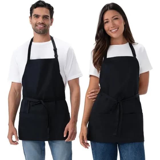 Avental Unissex com Três Bolsos Chef Works RPCY