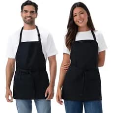 Avental Unissex com Três Bolsos Chef Works RPCY