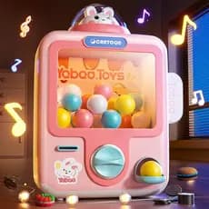 Máquina de Venda Automática Skirfy, Brinquedos Infantis, Mini Máquina de Garras, Máquina de Prêmios com 12 Borrachas, Má