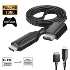 Para Playstation 2 Conversor Adaptador Compatível Com HDMI Suporta Modos De Exibição PS2/PS1 HDTV PC Cabo Full HD