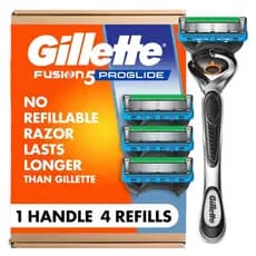 Lâmina de Barbear Gillette Fusion ProGlide para Homens, 1 Cabo + 4 Refil de Lâminas 3OU0