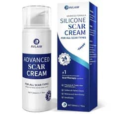 Creme de Silicone para Cicatrizes Rvlaim, Gel Avançado para Remoção de Cicatrizes Antigas e Novas, Melhora a Cor e a Tex