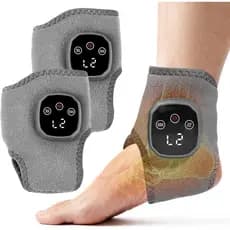 Massageador de Pés YAZHI 2 em 1 com Aquecimento – Relaxamento e Renovação para Pés e Tornozelos com 3 Modos e 4 Níveis d
