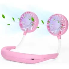 Ventilador de Pescoço Portátil, Ventiladores de Pescoço Recarregáveis, Ventiladores Pessoais para o Seu Pescoço, Ventila