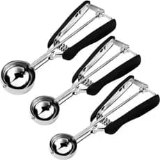 Conjunto de Colheres para Biscoitos HOMURE H, Inclui 1 Colher de Sopa/2 Colheres de Sopa/3 Colheres de Sopa, Colher para