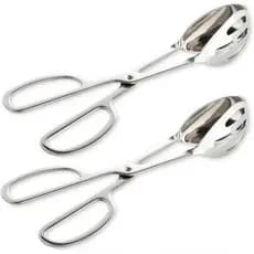 KEBE Conjunto de 2 Pinças para Servir Alimentos, para Cozinhar, Buffet, Festa, Catering, Pinças Espessas para Servir Bol