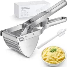 Esmagador de Batatas, Sopito Esmagador de Batatas em Aço Inoxidável para Uso Comercial e Doméstico QGUE