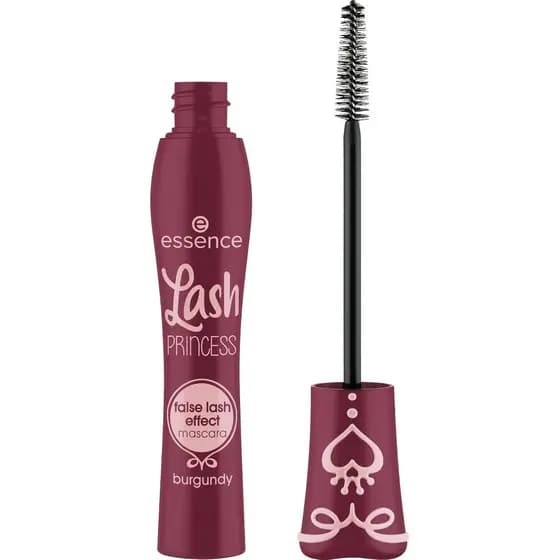 essência |   Máscara para Cílios com Efeito de Cílios Postiços Lash Princess, Cor Borgonha |   Máscara para Volume e Alo