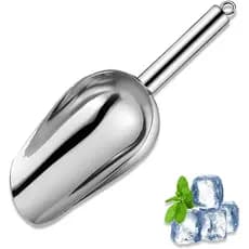 Colher de Gelo de Metal 6 Oz, Colher de Gelo para Máquina de Gelo, Pequenas Colheres para Alimentos para Bar, Festa, Cas