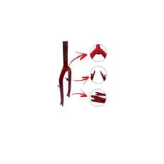 Garfo Comum Bicicleta aro 26/ Motorizada/ Caiçara Reforçado