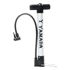 Bomba de Ar Para Bicicleta Para Pneu 30cm Modelo Yamada Mtb Cor Prata