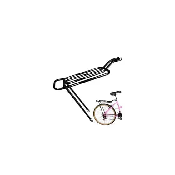 Bagageiro Bicicleta Garupa Bike Aro 20 A 26 Garupa Reta Aço Tubular Dobrável