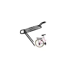 Bagageiro Bicicleta Garupa Bike Aro 20 A 26 Garupa Reta Aço Tubular Dobrável