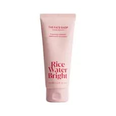 The Face Shop Rice Water Bright Foaming Cleanser, Sabonete Facial Coreano Hidratante com Ceramidas, Limpeza Profunda dos