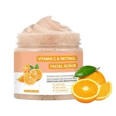 Esfoliante Facial com Vitamina C, Sabonete Facial Esfoliante com Retinol, Esfoliante Facial, Esfoliante Facial para Mulh