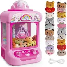 Máquina de Garras Marlrin para Crianças, Mini Máquina de Venda Automática de Brinquedos de Unicórnio para Meninas, Dispe