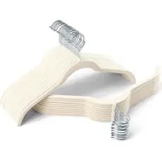 Sishynio - Pacote com 30 Cabides de Veludo Premium para Camisas, Cabides Finos Antiderrapantes com Revestimento Flocado