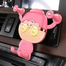 Suporte de celular para navegação montado no carro, suporte para saída de ar do painel do carro, suporte de celular para