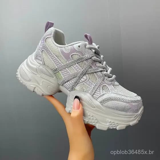 Tênis de Corrida, Tênis Esportivos, Tênis Estilo Dad Shoes, Tênis de Treino Alemães, Tênis Casuais Femininos de Tamanho