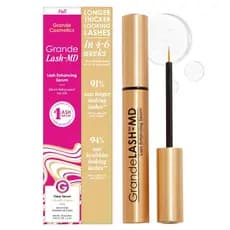 Grande Cosmetics GrandeLASH-MD Sérum Fortalecedor de Cílios - Fórmula com Peptídeos e Vitaminas para Cílios Mais Longos,