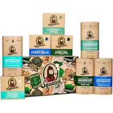 Conjunto de Sabonete e Desodorante Masculino Dr. Squatch - Presentes de Aniversário para Homens - Sabonete em Barra, Des