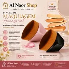 Pincel Hexágono De Base Corretivo Creme BB Cream/Blush Em Pó Maquiagem Facial